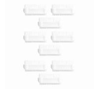 PARSA Beauty Set di 9 spazzole per unghie, colore bianco