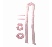 PARSA Beauty strumento per ricci con srunchies e mollette per capelli - Fascia bigodino con rivestimento in raso delicato sui capelli - Bigodini senza calore - Per heatless curls perfetti