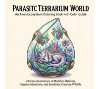 PARSITIC TERRARIUM WORLD: An Alien Ecosystem Coloring Book with Color Guide