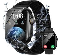 Parsonver Smartwatch Uomo Donna con GPS Integrato, Effettua/Risposta Chiamate, Orologio Smartwatch con 30M Nuoto Impermeabile, Contapassi, Cardiofrequenzimetro, Sonno, Fitness Tracker per Android iOS