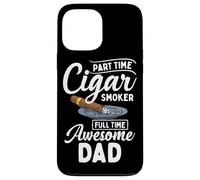 Part Time Cigar Smoker Full Time Awesome Dad Sigari Padre Custodia per iPhone 13 Pro Max