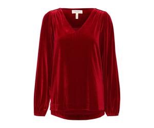 Part Two - Blusa Rossa con Scollo a V - - Blouses & Shirts - Donna - Rosso - XL