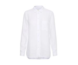 Part Two - Camicia bianca in lino con bottoni - - Blouses & Shirts - Donna - Bianco - 2XL