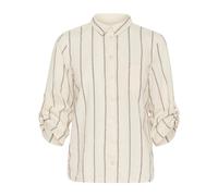 Part Two - Camicia Blusa Eggnog e Righe Marroni - - Blouses & Shirts - Donna - Beige - XL