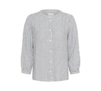 Part Two Camicia da donna blu colomba / bianco Donna - Abbigliamento - Taglie comode - Camicie e tuniche - Camicie Part Two XXXL