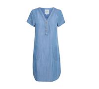 Part Two, ,Dresses ,Donna ,Blu ,S Abito Denim Blu con Scollo a V