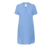 Part Two, ,Dresses ,Donna ,Blu ,XS Vestito Blu Lago Argento con Maniche Corte