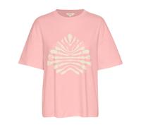 Part Two, ,Tops ,Donna ,Rosa ,M Tee con Stampa Grafica di Tofu Rosa