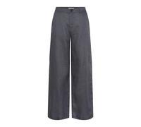 Part Two, ,Trousers ,Donna ,Blu ,L Pantaloni ampi in lino