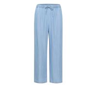 Part Two Womens Culotte Pants Cropped Length Wide Legs Drawstring Waist, Pantaloni da Donna, Medium Blue Denim,