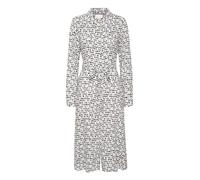 Part Two Women's Shirt Dress Below Knee Length Long Sleeves Pockets Belted Vestito, Ether Graphic Print, 48 Donna