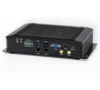 Partaker Fanless Industrial PC,Mini Desktop Computer with Intel Core i5 7200U Dual Core CPU, 16GB Ram 512GB SSD,6xCOM, 4xUSB 3.0, 4xUSB 2.0, 2xLAN, GPIO, HD Port, VGA, Wi-Fi, PS/2,Windows 10 Pro