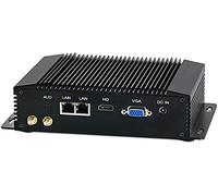 Partaker Fanless Industrial PC,Mini PC Windows 10 Pro,Intel Core i3-4010Y Processor,Dual Gigabit Ethernet,HD,VGA,4xUSB3.0,Dual Band WiFi,8GB DDR3 RAM 240GB SSD