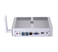 Partaker Fanless Mini PC, Powerful Mini Desktop Computer, Intel I5 1235U 12th Gen 10 Cores CPU, 8GB DDR4 Ram，128GB SSD 1TB HDD, 4096x2304, HDMI, LAN, VGA, 4xUSB 3.0, Windows 11 or Linux Ubuntu