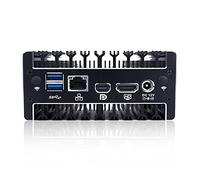 Partaker Fanless Mini PC, Small Desktop Computer, Nuc Computer, Intel i5 7300U Dual Core, 32GB Ram 512GB SSD,1xHD-MI 1xMini DP 1xType C 3xUSB 3.0 1xLan, Windows 10 Pro