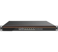 Partaker Firewall, VPN, 1U Rackmount Firewall, Network Security Appliance, Router PC, 6 x LAN, 4 x 10G X553 SFP, C3758 C3958, R6, COM, VGA, With Fan, 16GB RAM, 256GB SSD