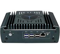 Partaker Mini PC, Micro Firewall Appliance, OPNsense, Intel Core I5 1245U, 6 x 2.5GbE I225-V B3, DP, HD, COM, Nano SIM Slot, AES-NI, TPM2.0, H4, DDR4 32G RAM, 512G SSD