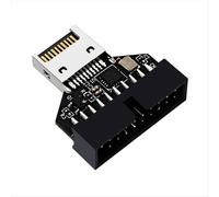 Parte anteriore del telaio USB3 Type-E da 20 pin a USB 19P Converti la scheda di espansione Type-E della scheda madre Interfaccia Type-E in USB 19P