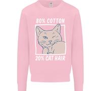 Parte Cotone Parte Gatto Capelli Divertente Bambini Felpa Maglioncino