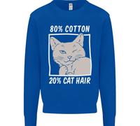 Parte Cotone Parte Gatto Capelli Divertente Bambini Felpa Maglioncino