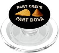 Parte Crepe Parte Dosa Divertente Francese Indiano Foodie PopSockets PopGrip per MagSafe