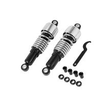 Parte del corpo Accessori Per Ammortizzatori Posteriori Con Ammortizzatore Molto Resistente Per Moto Regolabile Da 10,5 "267 Mm Per Honda Per Yamaha(Black and Chrome)