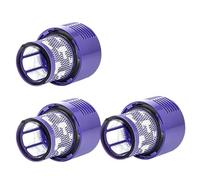 Parte Del Filtro A25I-V10, Compatibile Con Dyson, Serie V10 Cyclone, V10 Absolute, Filtro V10 Animal, Confezione Da 3 Filtri E Spazzola For La Pulizia