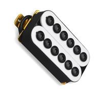 Parte della chitarra dei pickup Humbucker della chitarra elettrica in metallo con vite regolabile bianca Pickup Professionale Per Chitarra Elettrica (Color : Neck)