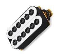 Parte della chitarra dei pickup Humbucker della chitarra elettrica in metallo con vite regolabile bianca Pickup Professionale Per Chitarra Elettrica (Color : Bridge)