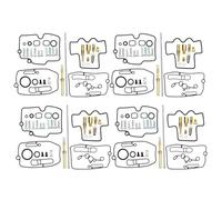 Parte della guarnizione 4 Set Di Guarnizioni Per Kit Ricostruzione Riparazione Carburatore Adatte Per HONDA CRF250R CRF250X 2004-2009 2012-2017 CRF450R 2002-2008 CRF450X 2005-2014