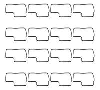 Parte della guarnizione Per Honda VF700C Per Magna 1984 1985 1986 VF700F Per Interceptor VF700S Per Sabre 1984-1985 Riparazione Carburatore Guscio Inferiore Guarnizione Vaschetta Galleggiante