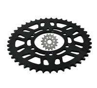 Parte della motocicletta 525 CNC 16T/43T Anteriore Posteriore Pignone Moto Per KAWASAKI ZX-7R ZX750 P1-P8 Per Ninja ZX7R ZX 750 1996-2003 2002 2001 2000 1999 1998(16T 43T)