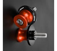 Parte della motocicletta Accessori Moto CNC Alluminio Forcellone Bobine Slider Stand Vite Per SUZUKI RG500 RG 500(Orange)