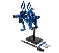 Parte della motocicletta Per Aprilia Rs125 2t Rs 125 1995-2010 2009 2008 2007 2006 2005 2004 2003 2002 2001 2000 1999 Pedana Posteriore Per Moto Poggiapiedi Regolabile(Blue)