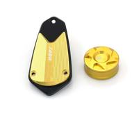 Parte della motocicletta Per KAWASAKI Per GTR1400 2007-2010 2011 2012 2013 2014 2015 2016 2017 2018 Per GTR 1400 Anteriore Posteriore Cilindro Freno Serbatoio Fluido Coperchio Tappo(Gold)