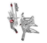 Parte della pedana Per MV Agusta F3 675 800 2012 2017 2013 2014 2015 2016 CNC In Lega Di Alluminio Moto Poggiapiedi Pedale Pedana Posteriore Set(Titanium)