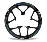 Parte della ruota della motocicletta Adesivo Cerchioni Moto Striscia Riflettente Decalcomania Impermeabile Per Y&amaha Per Forza 750 350 250 125 2023(Style 2)