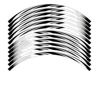 Parte della ruota della motocicletta Per Y&amaha Per MT-09 Adesivo Riflettente Cerchioni Per Motocicletta Nastro Adesivo Impermeabile(Style 7)