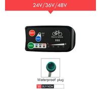 Parte di controllo accessori pratici portatili KT-LED880 24/36/48V bicicletta