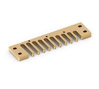 Parte Di Pettine In Lega Di Alluminio Per Armonica Marine Band Crossover E Deluxe Resistente All'Usura E Non Deformabile Accessorio Per Amanti Della Musica Dimensioni Circa 10 X 2