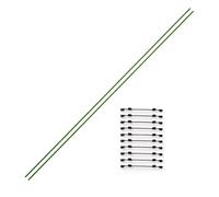PARTE DI PIANGE PER IL SUPPORTO CROCISICO - House Stakes Set | Supporto in metallo Pieghevole con Clip per Cortile a Foglie in Serra Paesaggio prato orchidea vegetale Giardino interno e Pavimento