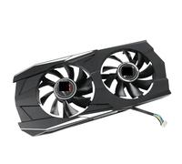 Parte di raffreddamento del computer Ventola GPU 75mm FD8015U12D 12V 0.5A PG D RX580 RX570 for dissipatore di calore for schede grafiche da gioco RX 570 580 Phantom(Fan with Case)