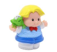 Parte di ricambio per Fisher-Price Little People Holiday Church Easter Wedding Dress Up Dollhouse Playset C1162 - Figura di Eddie di ricambio che indossa maglione, gilet e papillon - Rana che