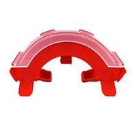 Parte di ricambio per Hot Wheels Track Builder Unlimited Power Boost Box Playset - GNJ01 ~ pezzo di ricambio rosso U-Turn Track