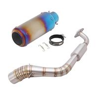 Parte di scarico 1 Set Per Yamaha, Per Aerox 155, NVX, 125, Per, E, Marmitta Per Moto, Completa, Silenziatori Rimovibili(Multi-colored)