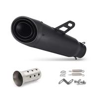 Parte di scarico Marmitta Per Scarico Moto Da 51 Mm, Per BMW C400 G310R, Per Aprilia GPR150, Per SUZUKI GSXR150(Black)