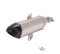 Parte di scarico Per Honda ADV350 X-ADV 350 Tubo Di Scarico Con Raccordo Centrale, Silenziatore Rimovibile(Chrome)