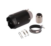 Parte di scarico Terminale Di Scarico Per Moto Da 51 Mm, Silenziatore In Acciaio Inox Per YAMAHA MT09 R1 R7 Per KAWASAKI Z900 Z1000(Black)