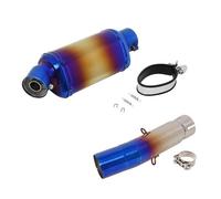 Parte di scarico Terminale Di Scarico Slip On Per Honda CBR500 CBR500X CB500F 2013 2014 2015 2016 2017 2018 2019 2020 Con Raccordo Centrale E Silenziatore(Multi-colored)