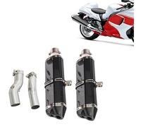 Parte di scarico Terminale Di Scarico Slip-On Per Moto, Con Raccordo Centrale, A Doppio Foro, Per Suzuki Per Hayabusa GSXR1300 GSXR 1300 2021 2022 2023(Multi-colored)